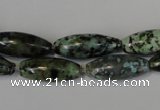 CTU2468 15.5 inches 8*20mm rice African turquoise beads wholesale