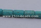 CTU25 15.5 inches 18*25mm rectangle blue turquoise beads Wholesale