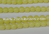 CTU2516 15.5 inches 6mm round synthetic turquoise beads