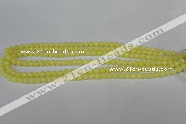 CTU2516 15.5 inches 6mm round synthetic turquoise beads