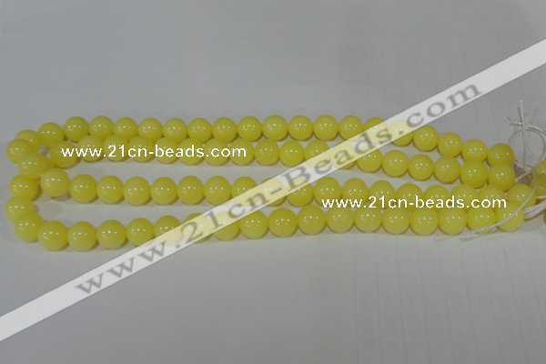 CTU2518 15.5 inches 10mm round synthetic turquoise beads