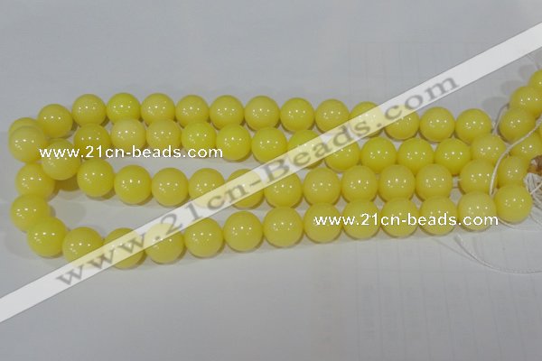 CTU2520 15.5 inches 14mm round synthetic turquoise beads