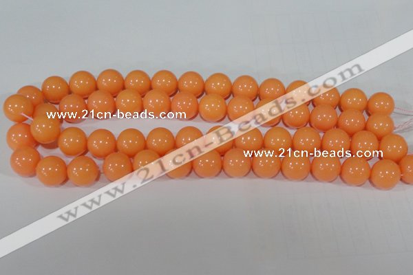 CTU2536 15.5 inches 14mm round synthetic turquoise beads
