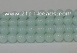 CTU2563 15.5 inches 4mm round synthetic turquoise beads