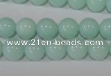 CTU2566 15.5 inches 10mm round synthetic turquoise beads