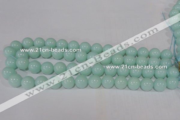 CTU2568 15.5 inches 14mm round synthetic turquoise beads