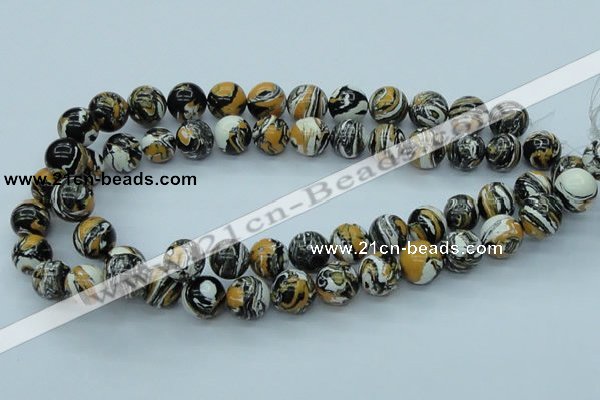 CTU258 16 inches 14mm round imitation turquoise beads wholesale