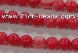 CTU2611 15.5 inches 6mm round synthetic turquoise beads