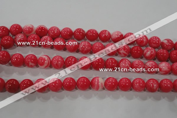 CTU2614 15.5 inches 12mm round synthetic turquoise beads