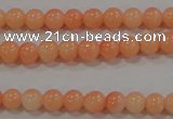 CTU2630 15.5 inches 3mm round synthetic turquoise beads