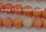 CTU2633 15.5 inches 8mm round synthetic turquoise beads