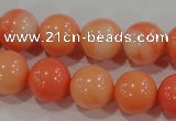 CTU2635 15.5 inches 12mm round synthetic turquoise beads