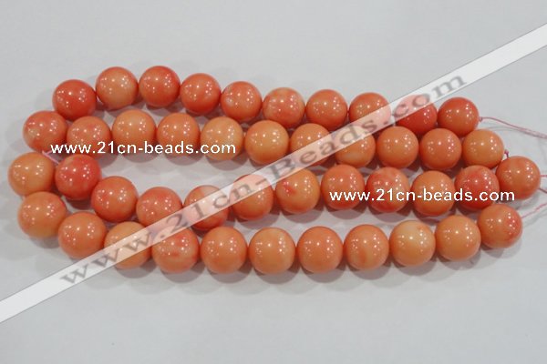CTU2638 15.5 inches 18mm round synthetic turquoise beads
