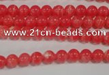 CTU2731 15.5 inches 6mm round synthetic turquoise beads