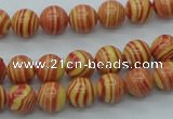 CTU286 16 inches 8mm round imitation turquoise beads wholesale