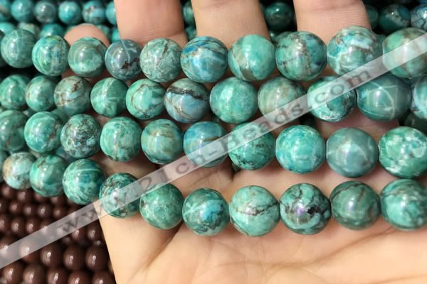 CTU3014 15.5 inches 12mm round South African turquoise beads