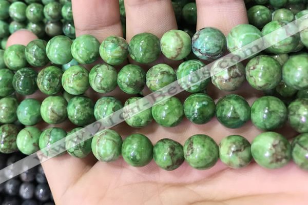 CTU3034 15.5 inches 12mm round South African turquoise beads