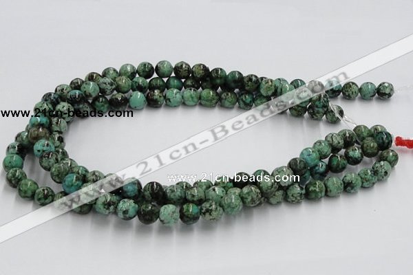 CTU400 15.5 inches 10mm round African turquoise beads wholesale