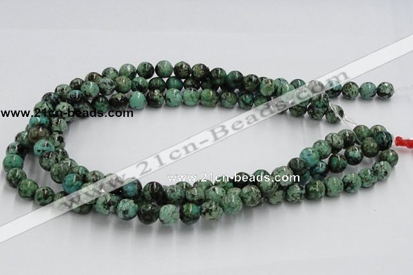 CTU402 15.5 inches 14mm round African turquoise beads wholesale