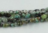 CTU406 15.5 inches 4*6mm rice African turquoise beads wholesale