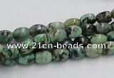 CTU407 15.5 inches 6*7mm rice African turquoise beads wholesale