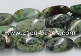 CTU414 15.5 inches 10*18mm oval African turquoise beads wholesale