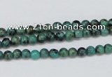 CTU425 15.5 inches 4mm round African turquoise beads wholesale