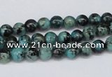 CTU426 15.5 inches 6mm round African turquoise beads wholesale