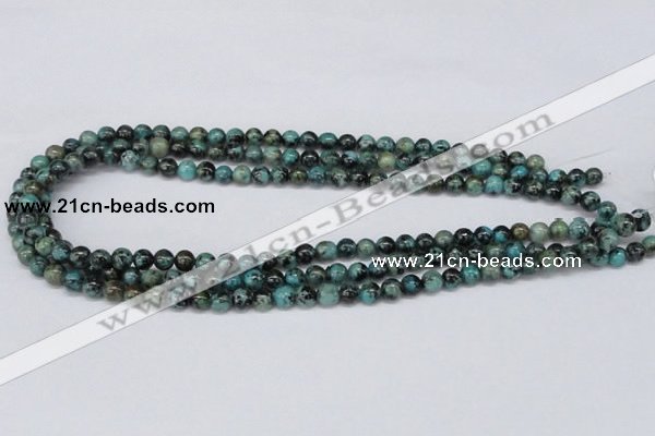 CTU426 15.5 inches 6mm round African turquoise beads wholesale