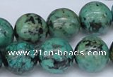 CTU431 15.5 inches 16mm round African turquoise beads wholesale