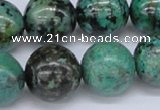 CTU432 15.5 inches 18mm round African turquoise beads wholesale