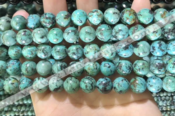 CTU573 15.5 inches 10mm round african turquoise beads wholesale