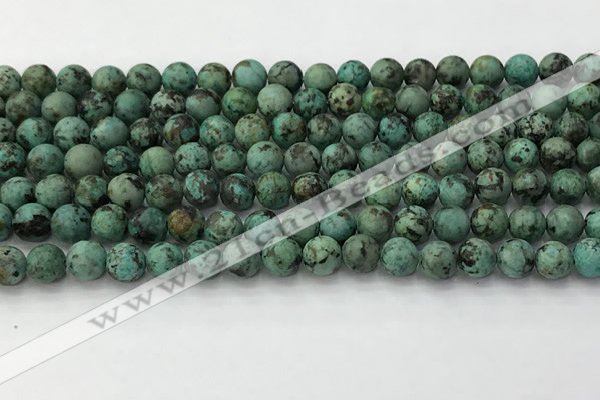 CTU576 15.5 inches 6mm round african turquoise beads wholesale