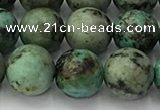 CTU577 15.5 inches 8mm round african turquoise beads wholesale