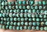 CTU581 15.5 inches 6mm round natural african turquoise beads