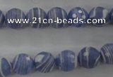 CTU923 15.5 inches 10mm faceted round synthetic turquoise beads