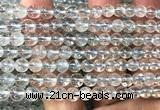 CTZ26 15 inches 6mm round topaz quartz beads wholesale