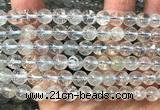 CTZ27 15 inches 8mm round topaz quartz beads wholesale