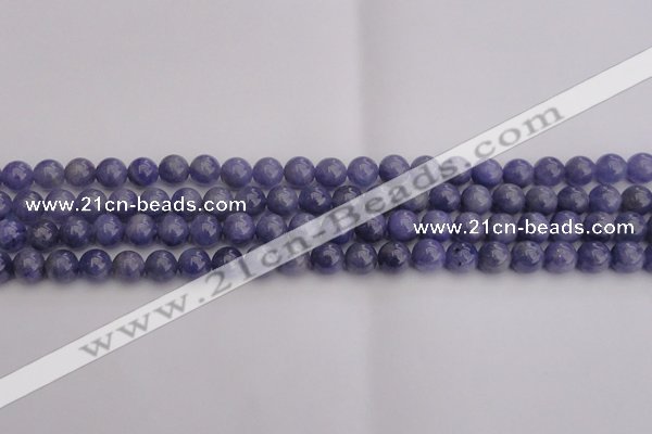 CTZ503 15.5 inches 8mm round natural tanzanite gemstone beads