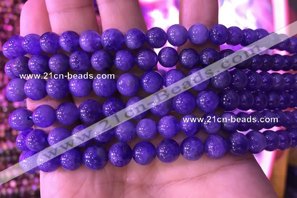 CTZ513 15.5 inches 6mm round natural tanzanite gemstone beads