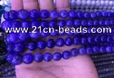 CTZ520 15.5 inches 3mm - 12mm round natural tanzanite gemstone beads