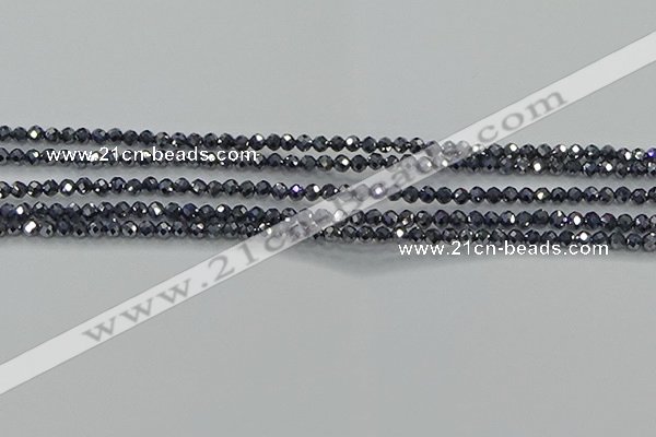 CTZ609 15.5 inches 3mm faceted round terahertz beads wholesale