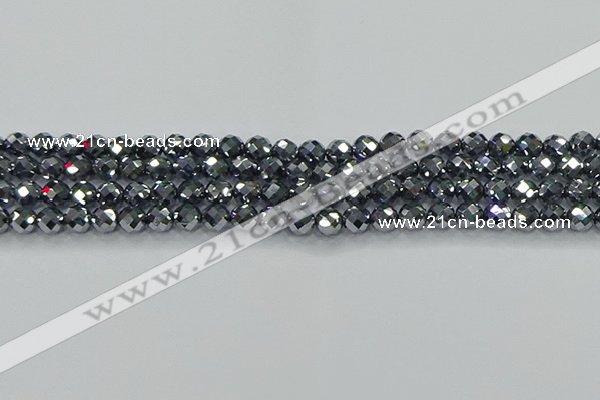 CTZ611 15.5 inches 6mm faceted round terahertz beads wholesale