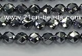 CTZ630 15.5 inches 4mm faceted nuggets terahertz beads wholesale