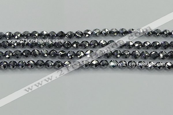 CTZ631 15.5 inches 6mm faceted nuggets terahertz beads wholesale