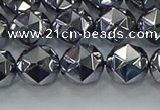 CTZ632 15.5 inches 8mm faceted nuggets terahertz beads wholesale