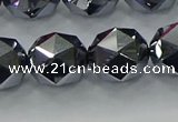 CTZ634 15.5 inches 12mm faceted nuggets terahertz beads wholesale