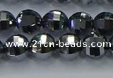 CTZ642 15.5 inches 8mm faceted round terahertz beads wholesale