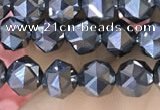 CTZ655 15.5 inches 6mm faceted nuggets terahertz beads wholesale