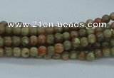 CUG01 15.5 inches 4mm round unakite gemstone beads wholesale